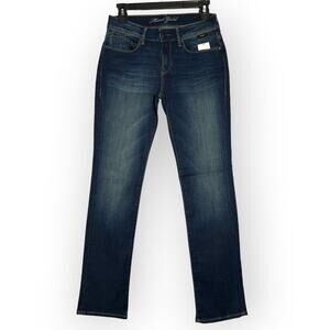 NWT MAVI GOLD KERRY ANKLE Mid Rise Straight Leg Jeans SIZE 27 x 30 Dark Wash